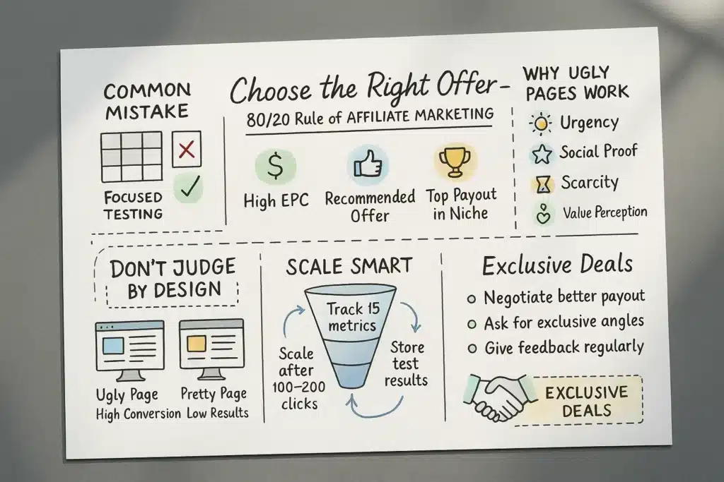 Choose the Right Offer: Start With What Determines 80% of Results in affiliate marketing 