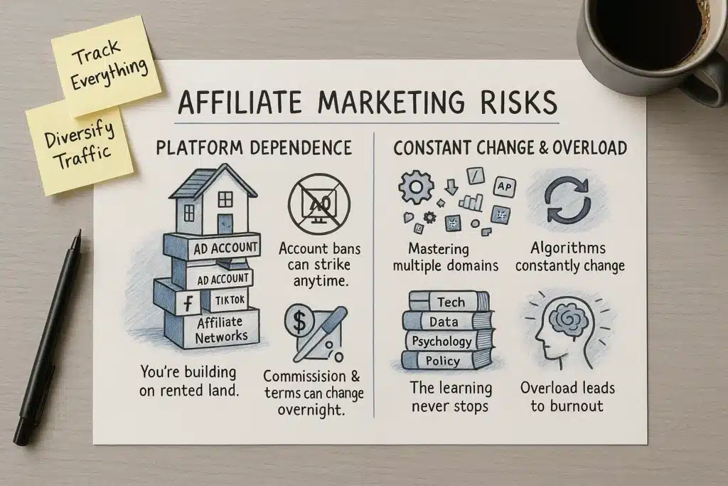Affiliate marketing - Dependence on Platforms & Vendors – The Power Isn't Yours