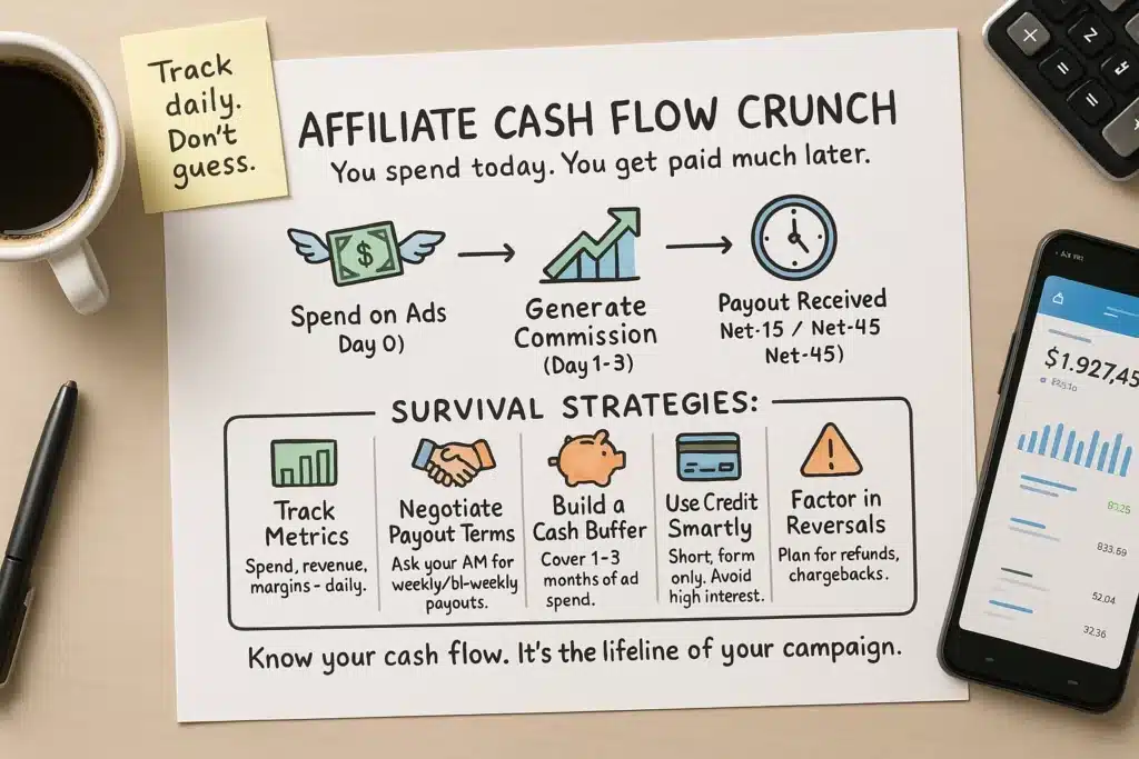 The Cash Flow Crunch: Surviving the Affiliate marketing Payment Lag