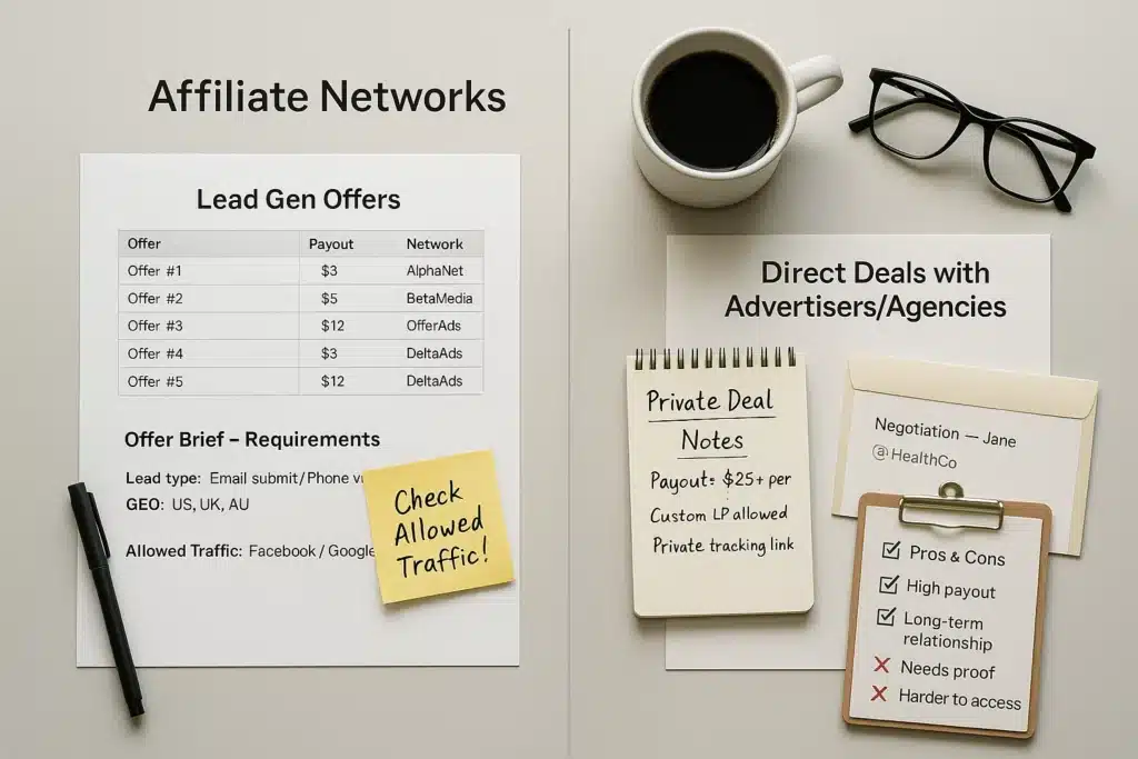 affiliate marketing Lead Gen  Affiliate Network 