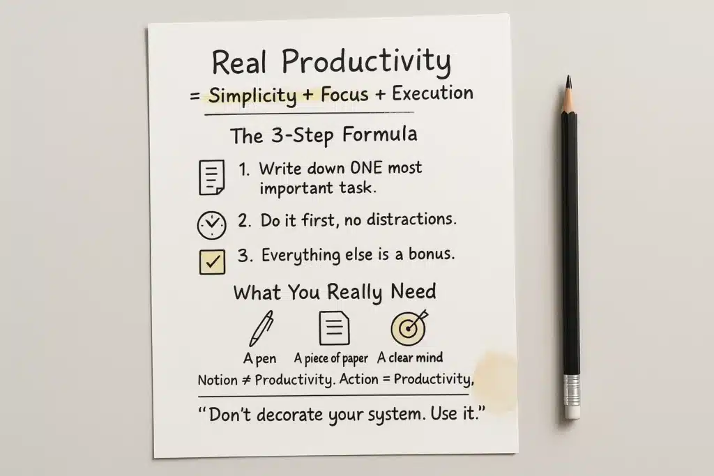 It Doesn't Need to Be Fancy – It Needs to Be Effective