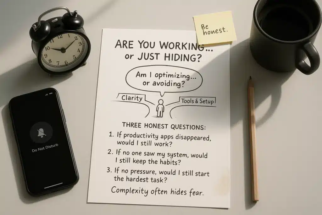 Look Inward – Are You Trying to Work, or Just Hiding? The Productivity Trap