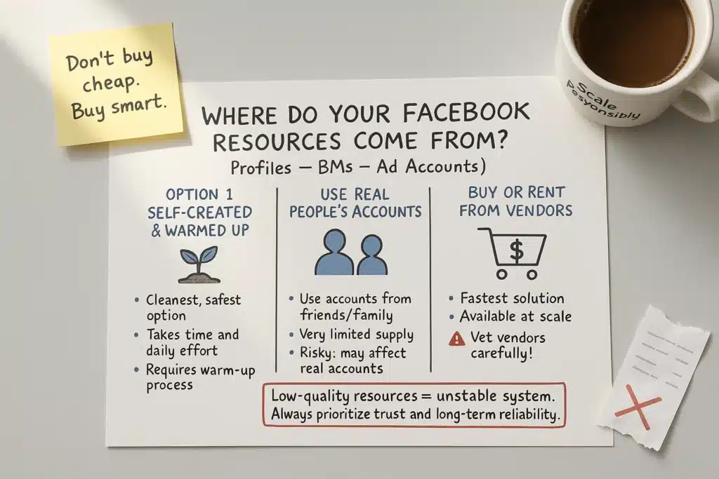 Resource Supply (Profiles, BMs, Ad Accounts)