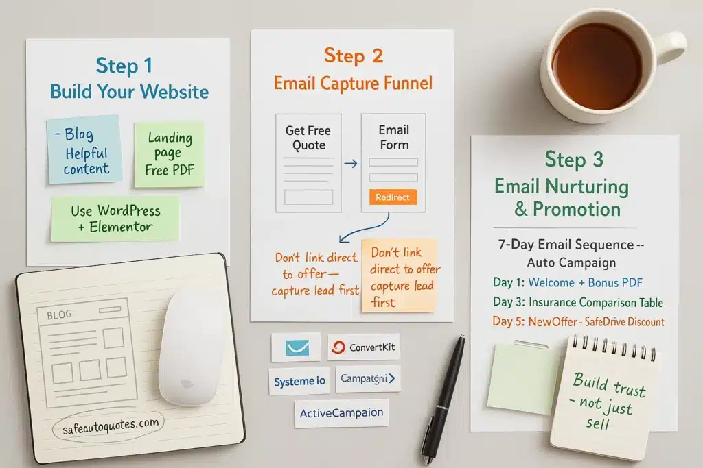 affiliate marketing Lead Gen - email marketing 