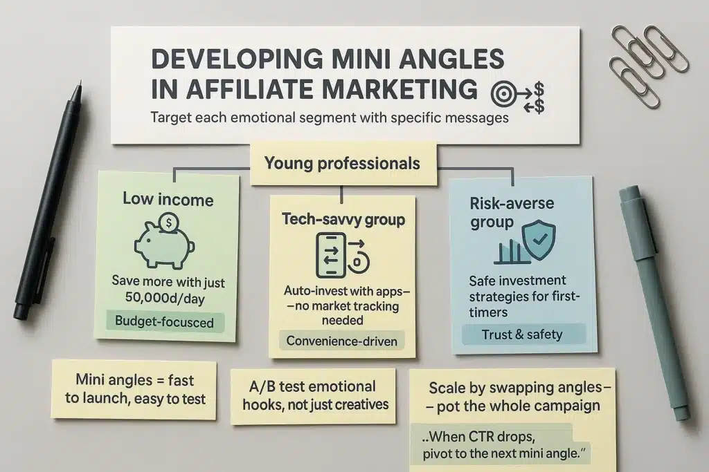 Using Mini Angles to Deepen Your Affiliate Campaigns