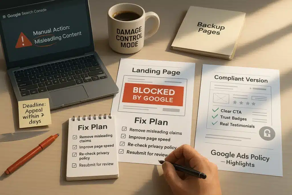 Affiliate Landing Page Blocked by Google? Fix It Fast—and Prevent It for Good