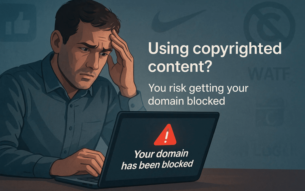 affiliate landing page blocked by Google
