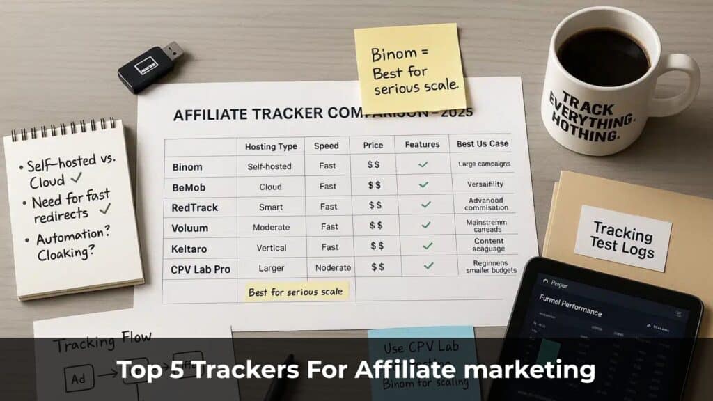 Top 5 Affiliate Trackers Every Media Buyer Should Know to Maximize ROI