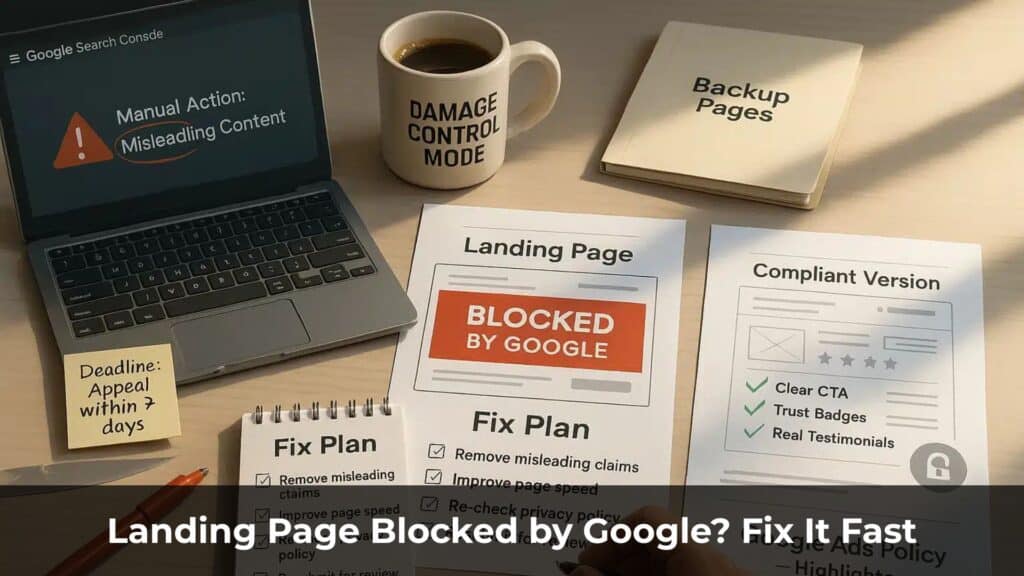 Affiliate Landing Page Blocked by Google? Fix It Fast—and Prevent It for Good
