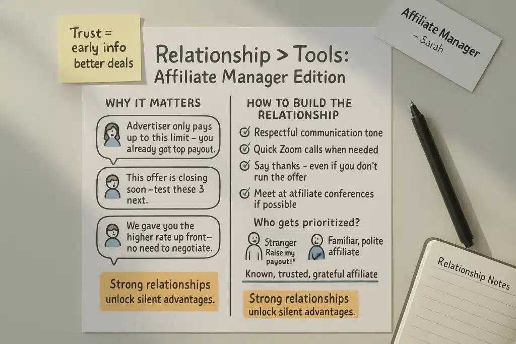 4. Build a Long-Term Relationship with Your Affiliate Manager