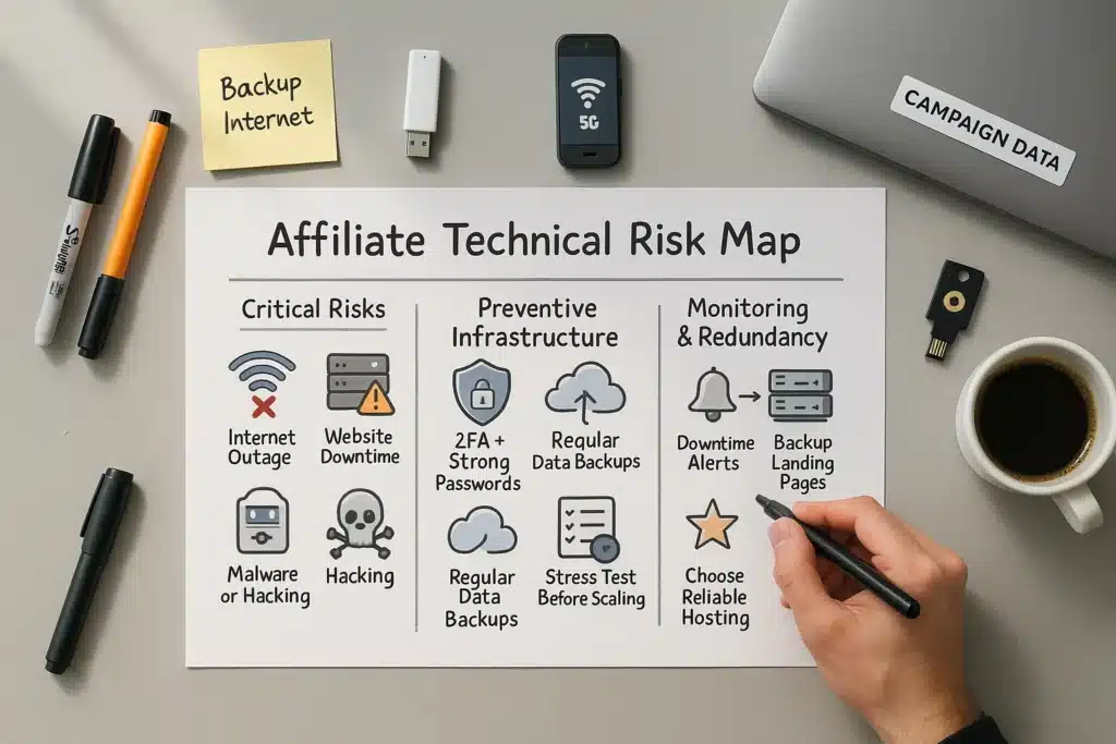Secret #2: Technical Infrastructure Risk Management in affiliate marketing 