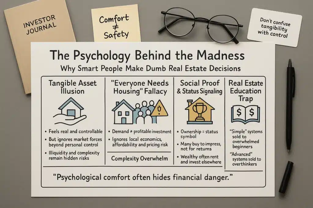 The Psychology Behind the Madness: Why Smart People Make Dumb Real Estate Decisions