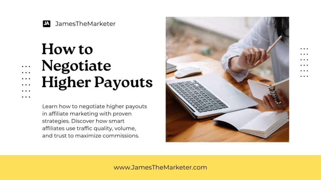 How to Negotiate Higher Payouts in Affiliate Marketing (Real Tactics Inside)
