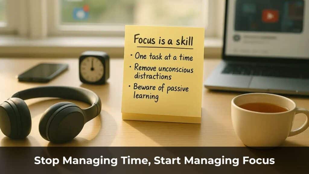 4 Proven Ways to Boost Productivity – Stop Managing Time, Start Managing Focus