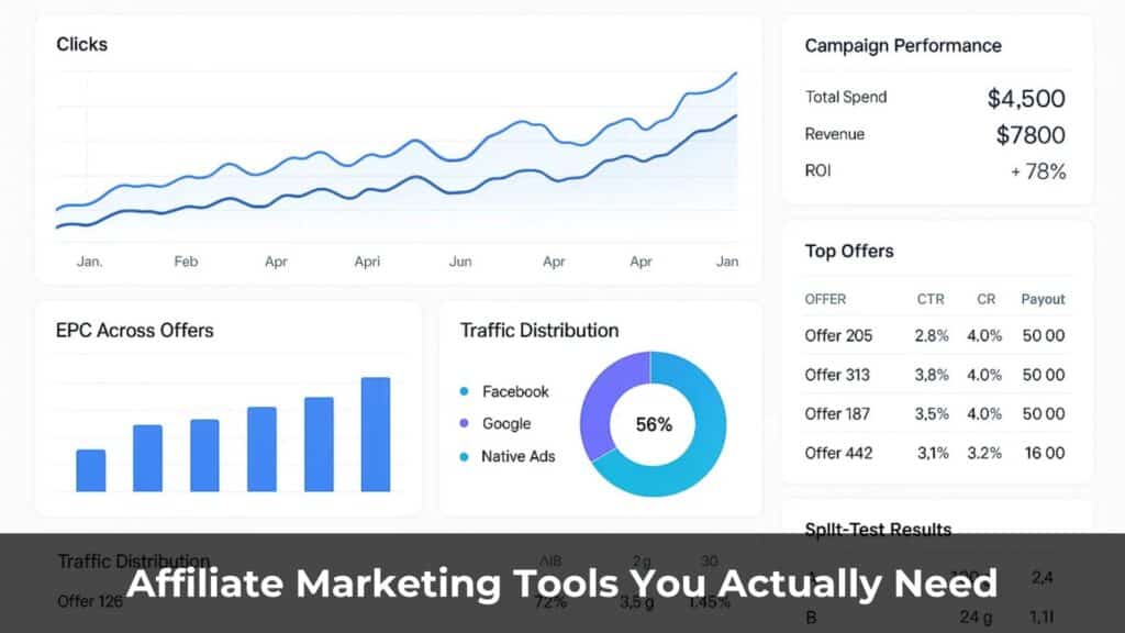 Affiliate Marketing Tools You Actually Need (And What to Skip)
