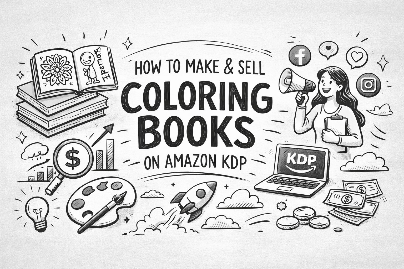 How to Create and Sell Coloring Books on Amazon KDP