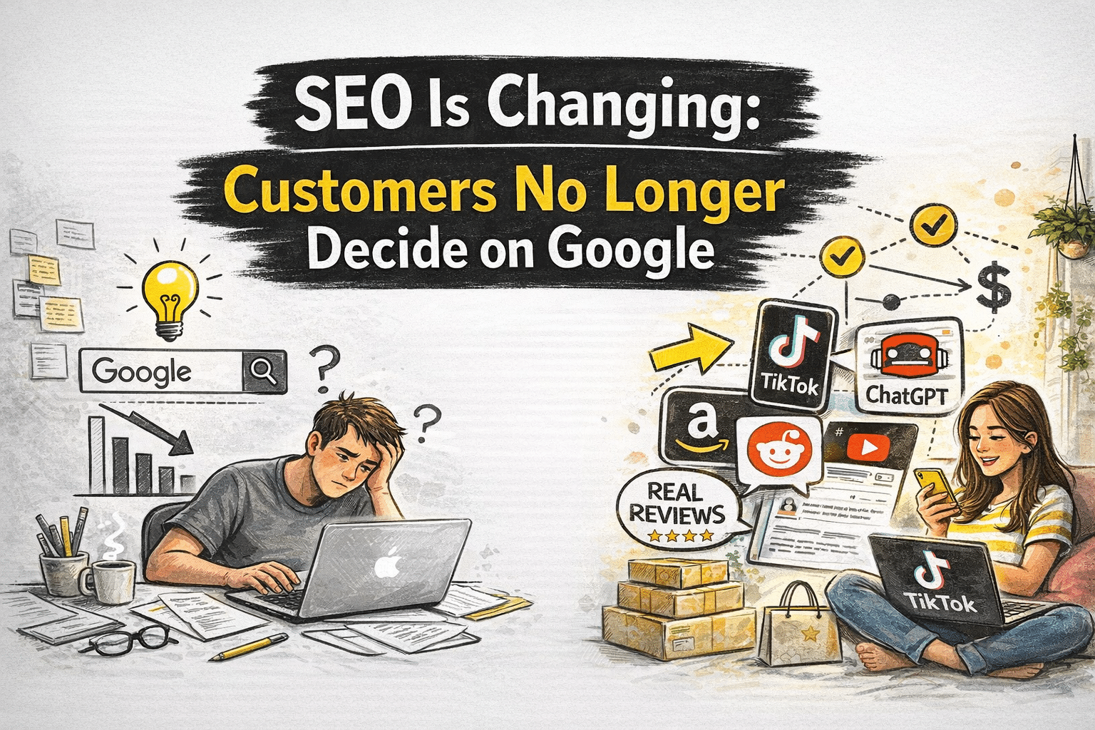 SEO Is Changing: Customers No Longer Decide on Google