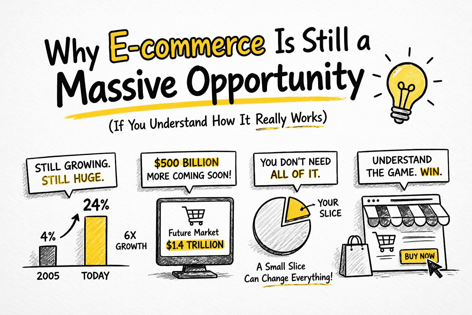 Why E-commerce Is Still a Massive Opportunity (If You Understand How It Really Works)