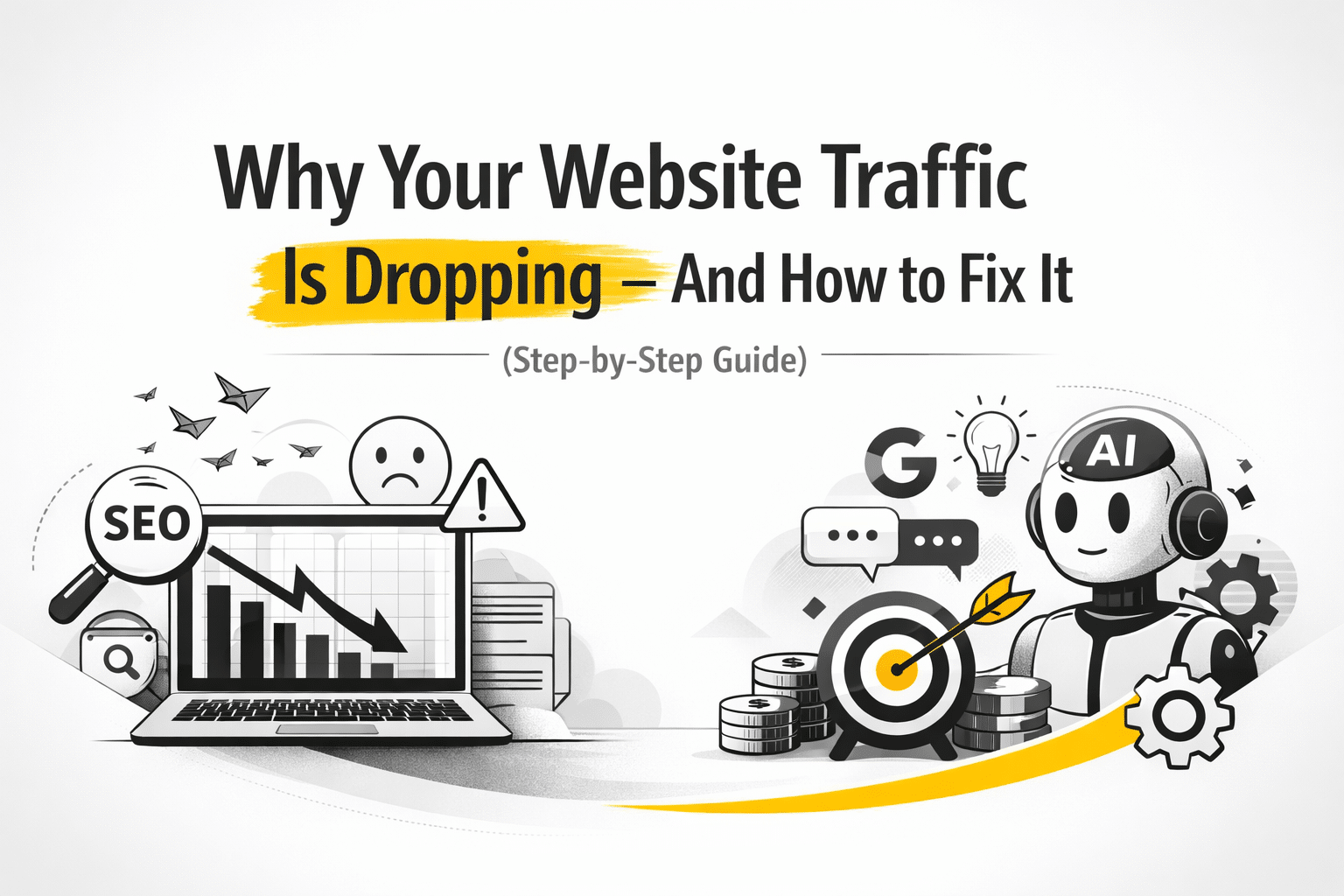 Why Your Website Traffic Is Dropping — And How to Fix It (Step-by-Step Guide)